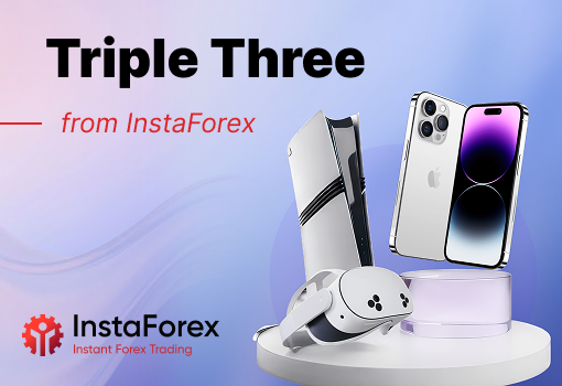 Triple Three by InstaForex: premium gifts for deposits