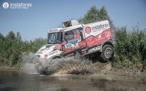 Equipe InstaForex Loprais particiou do Silk Way Rally 2017. BB170714-772