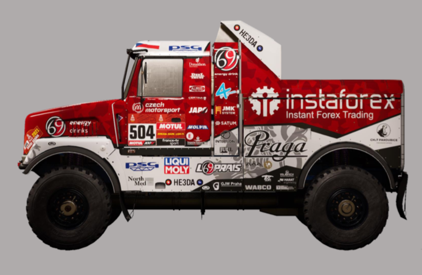 Tým InstaForex Loprais se objeví ve videohře Rally Dakar!