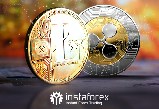 Лучший брокер в Азии / InstaForex Ripple_litecoin