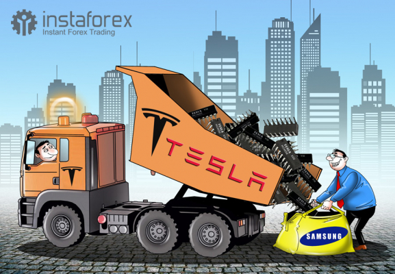 Samsung и Tesla усилия объединили – и в сферу ИИ глубоко погрузились! Поставка чипов на $16,5 млрд – это важный шаг!