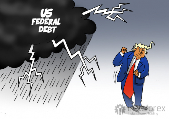 امریکہ کا قومی قرضہ 38 ٹریلین ڈالر سے تجاوز کر گیا۔