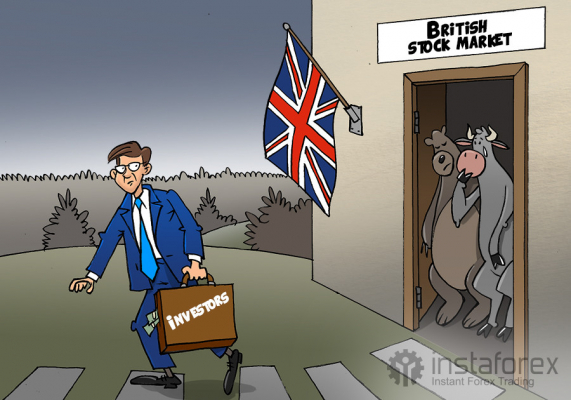 Investors rapidly exit British stock market