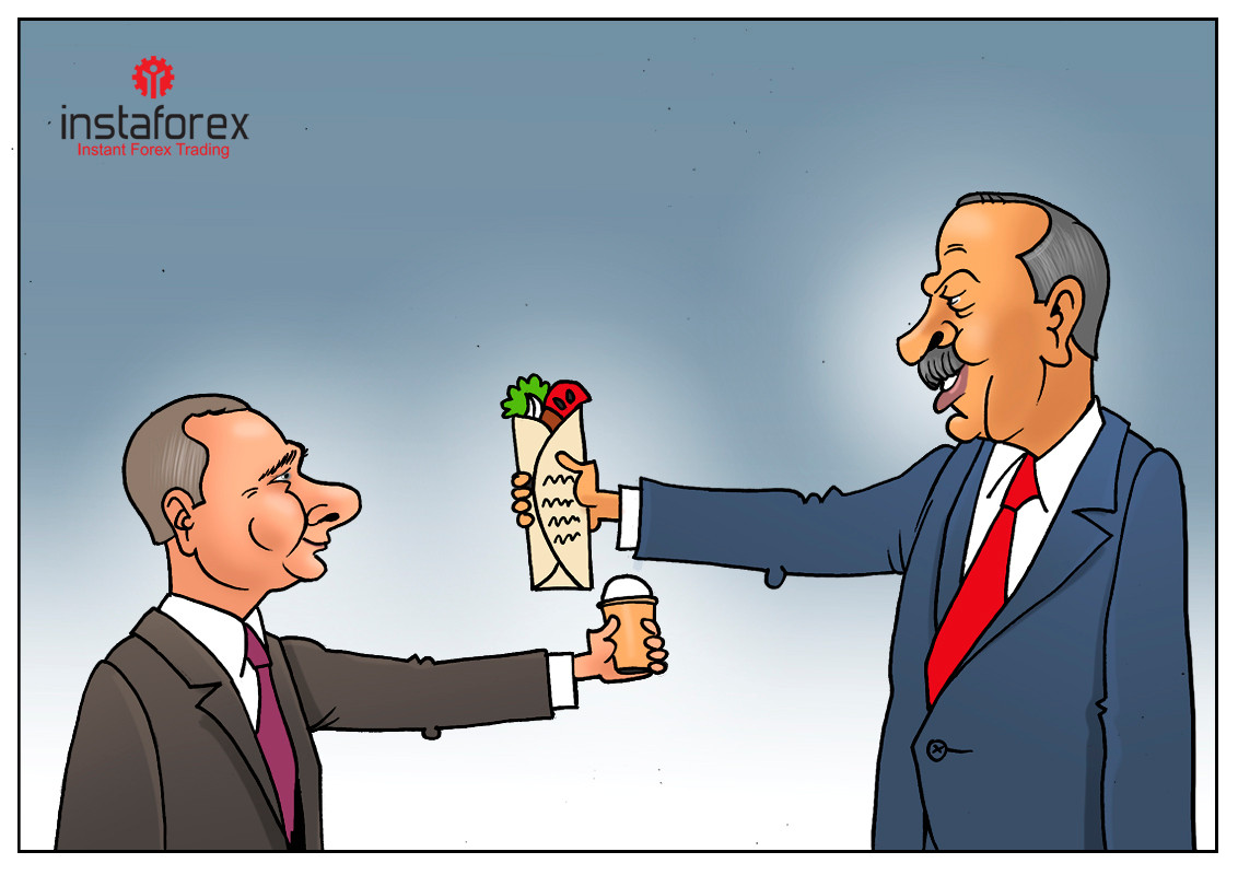 Erdogan melihat kepada jumlah perdagangan yang lebih tinggi dengan Rusia