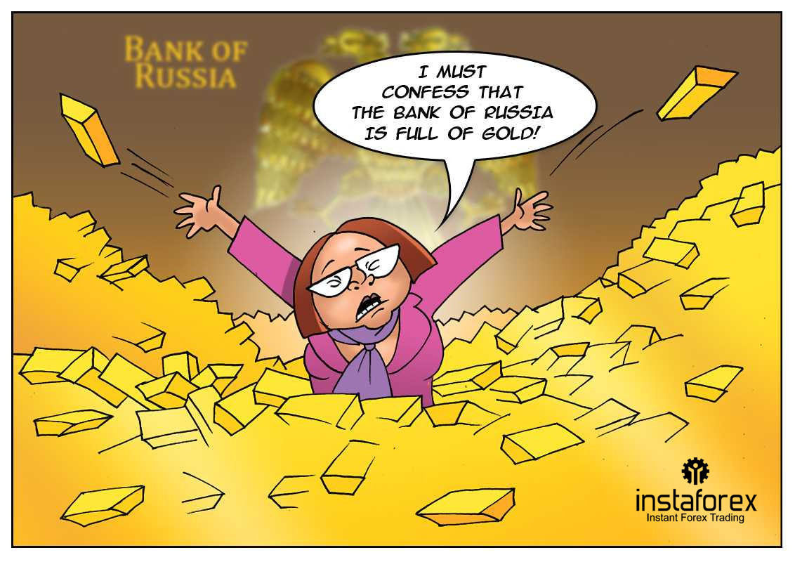 Bank of Russia pumps up reserves with gold