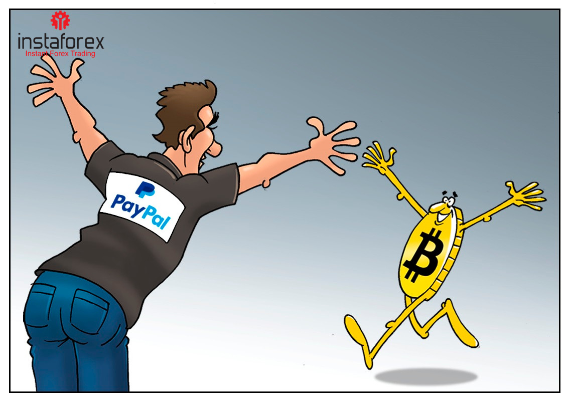PayPal accepts bitcoin as form of payment
