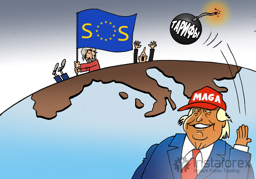 Еврозону рецессия и проблемы ждут! Масштабные тарифы Трампа вздохнуть не дают!