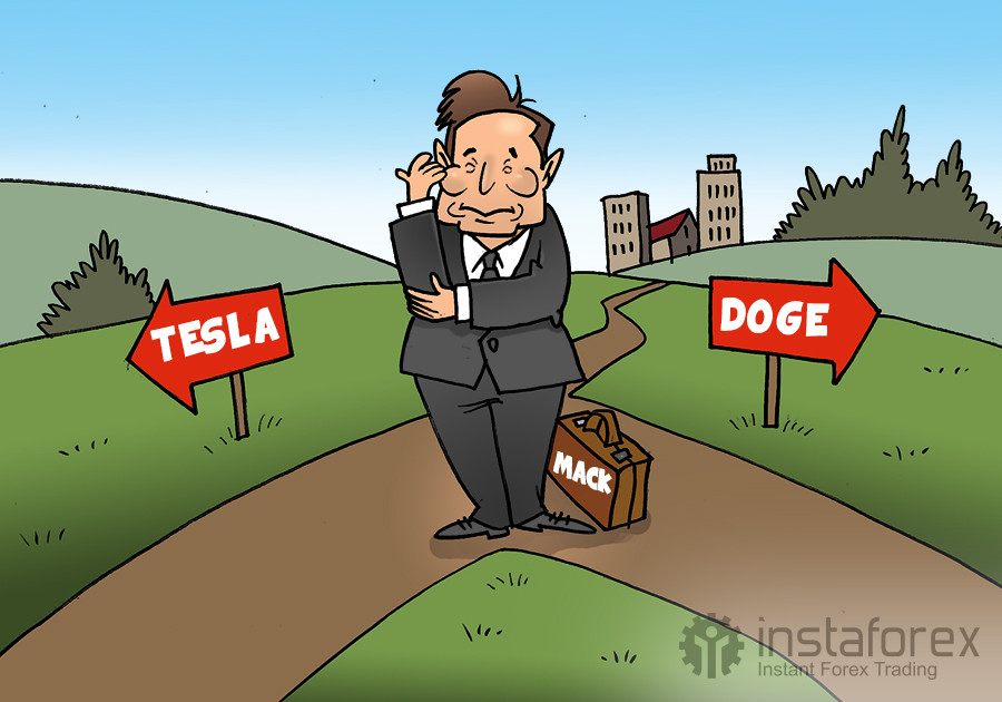 Маск: складний вибір шляху! У Tesla чи в DOGE — куди йти? Компанія кличе, а держслужба зачекає!