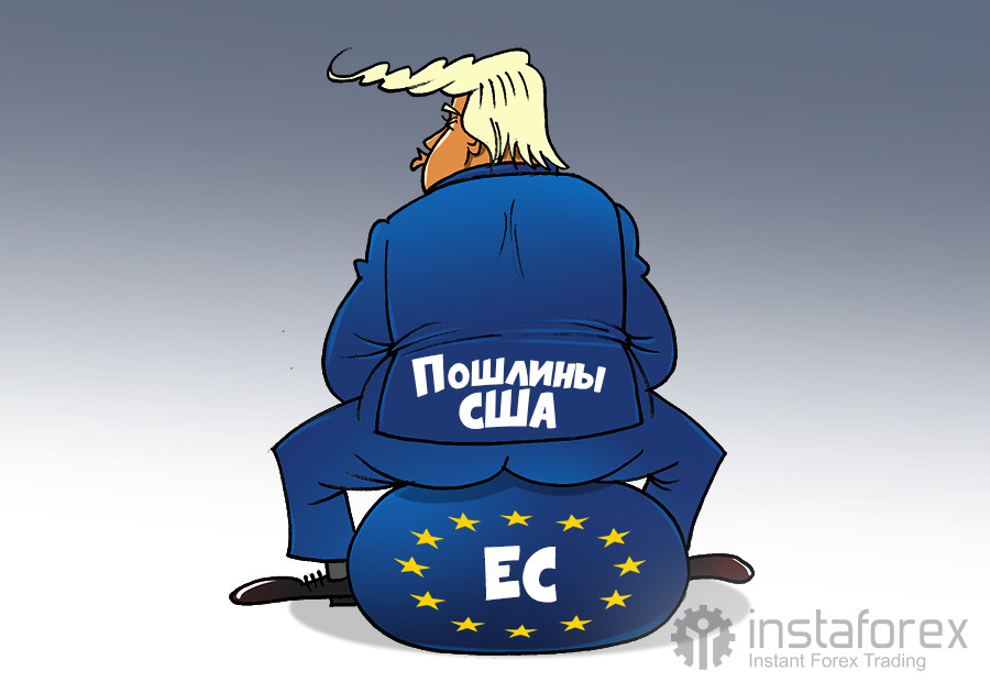 Євросоюз, тримайся! Тягар американських мит тягне тебе вниз!