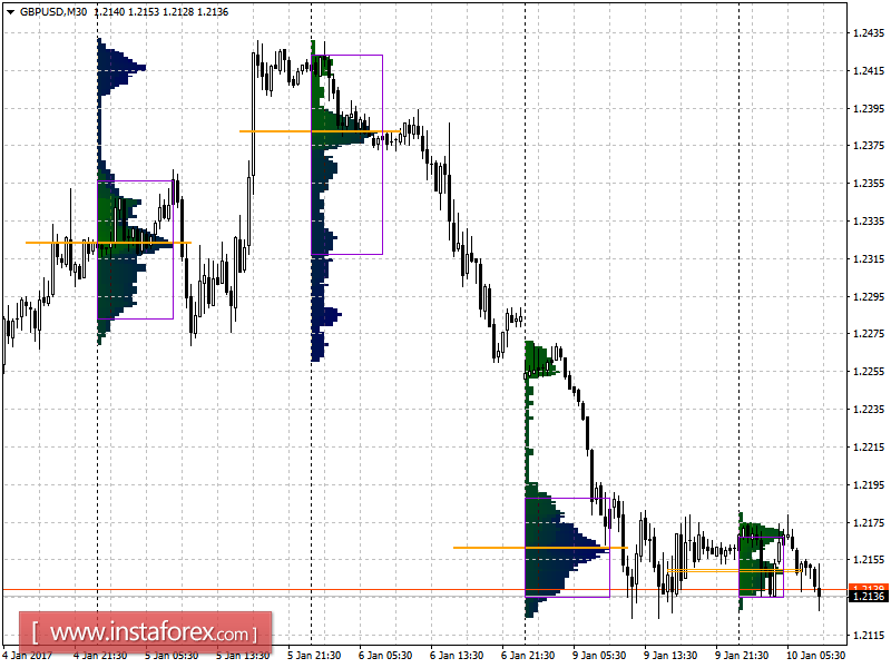 Основные уровни поддержки и сопротивления пары GBP/USD на вторник, 10 января 2017 года