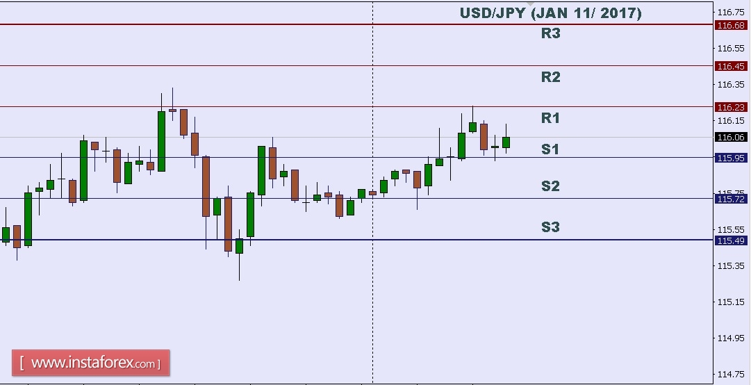 Technical Analysis Of Usd Jpy For Jan 11 2017 11 01 2017 - 