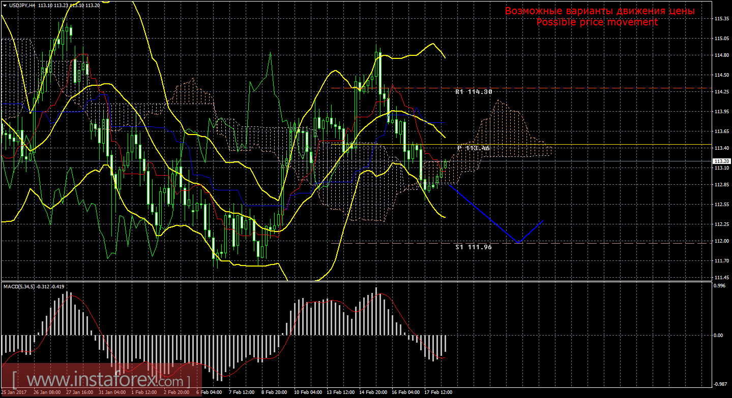 Технический анализ и торговые рекомендации по валютной паре USD/JPY на 20 февраля 2017 года