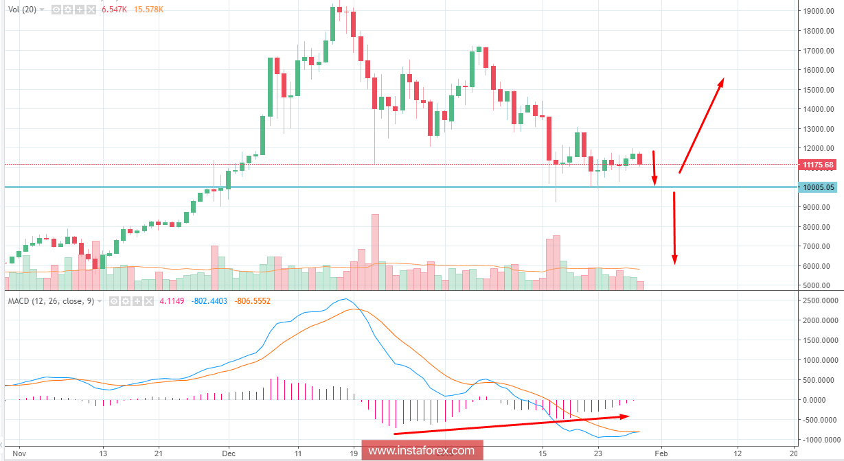 BITCOIN Analysis for January 29, 2018