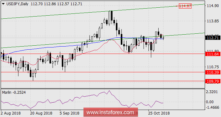 Прогноз по USD/JPY на 2 ноября 2018 года