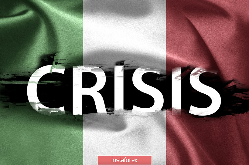 EURUSD. Италия и слабые европейские отчёты тянут пару к основанию 11 фигуры
