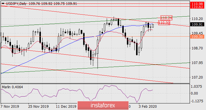 Прогноз по USD/JPY на 11 февраля 2020 года