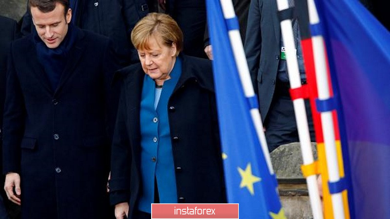 EURUSD и GBPUSD: Франко-германское соглашение поддерживает евро. Фунт игнорирует данные по безработицы в стране
