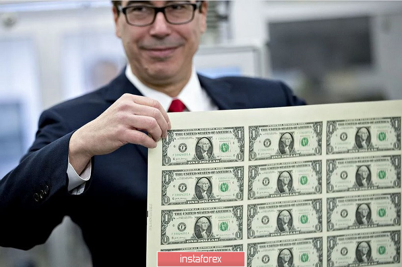 EUR/USD. Мнучин спешит на помощь: министр финансов США удержал доллар на плаву