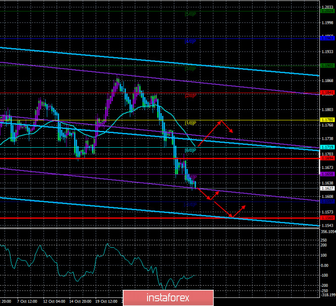 Overview of the EUR/USD pair. November 3. "Plywood elections". More than 90 million Americans have already voted. Skirmishes