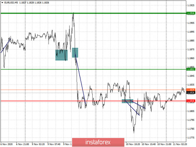 Analysis and trading recommendations for the EUR/USD and GBP/USD pairs on November 11