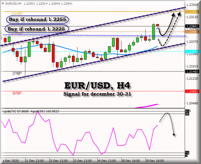 Trading Signal for EUR/USD for December 30 - 31, 2020
