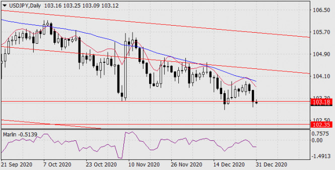 Forecast for USD/JPY on December 31, 2020