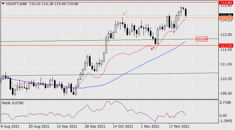 Forecast for USD/JPY on November 26, 2021