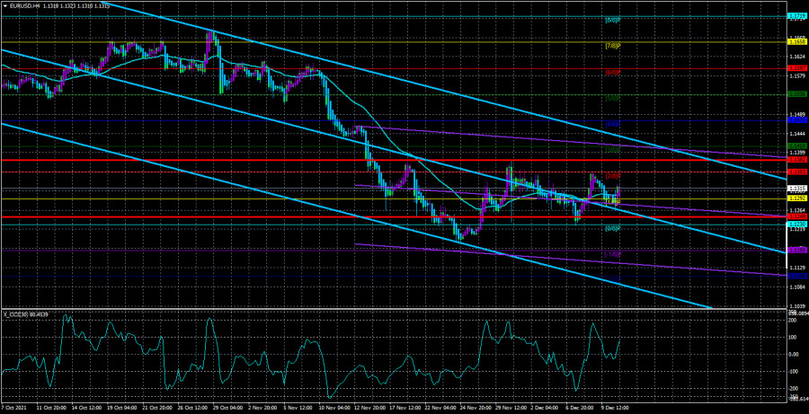 Overview of the EUR/USD pair. December 13. The markets have been lying low for a week and are waiting for the outcome of