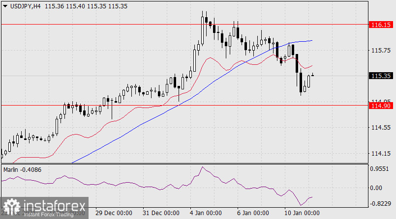  Previsioni per USD/JPY l'11 gennaio 2022