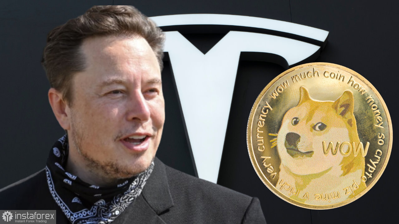 Tesla официально начала принимать Dogecoin в качестве оплаты за именной мерчендайз, цена на криптовалюту выросла на 18,6 процента