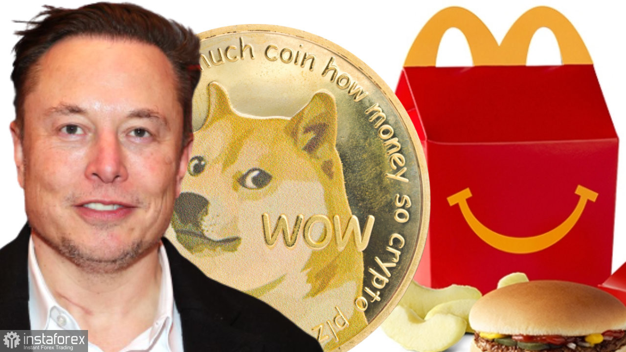 Илон Маск снова поет оду криптовалюте и.просит McDonald
