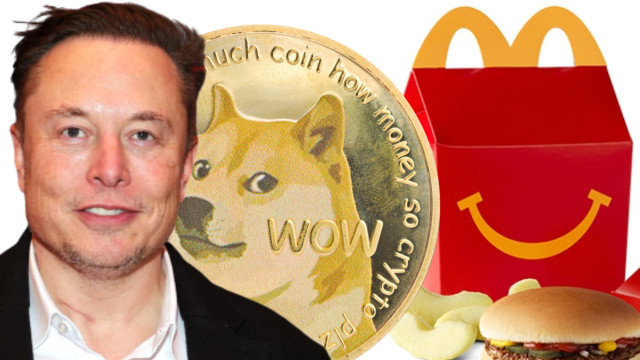Elon Musk incentiva McDonald's a aceitar a Dogecoin.