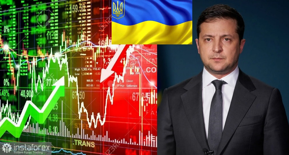 Der Präsident der Ukraine Wolodymyr Selenskyj drehte die Märkte um 