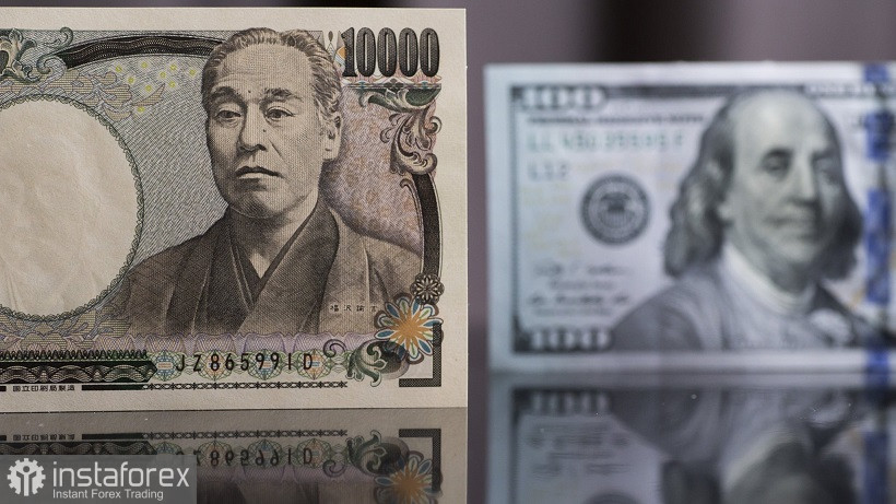 USD/JPY. Yen ist ein Gefangener des Greenback: der Markt ignorierte den Anstieg der japanischen Inflation und die Sitzung der Bank of Japan 