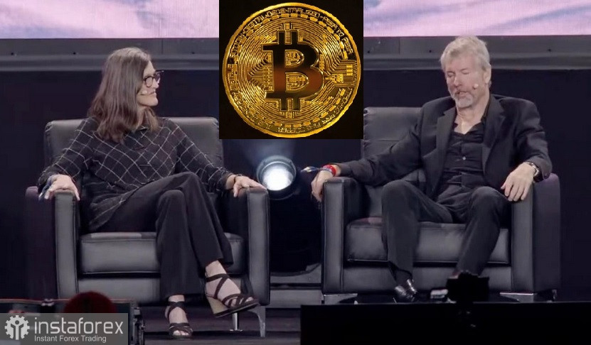 Auf der Konferenz "Bitcoin 2022" in Miami 