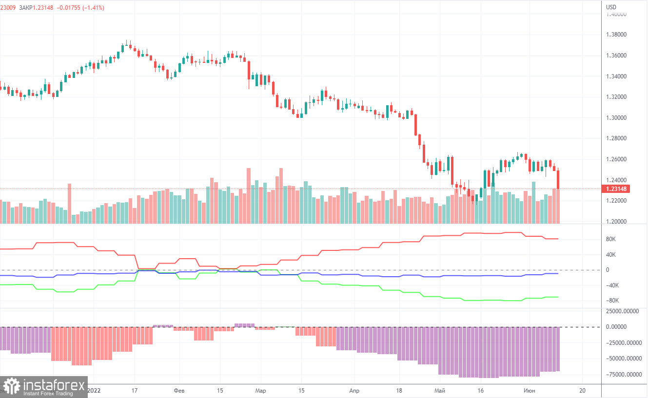 Pronóstico del GBP/USD y señales de trading para el 13 de junio. Informe COT. Análisis detallado de los movimientos y operaciones del par. La libra esterlina está cansada...