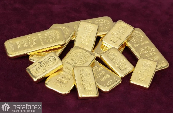 Harga emas masih belum dapat naik di atas $1.800 per ounce 