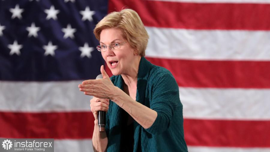  La senadora estadounidense Elizabeth Warren ha criticado la actuación de la Fed y de Jerome Powell