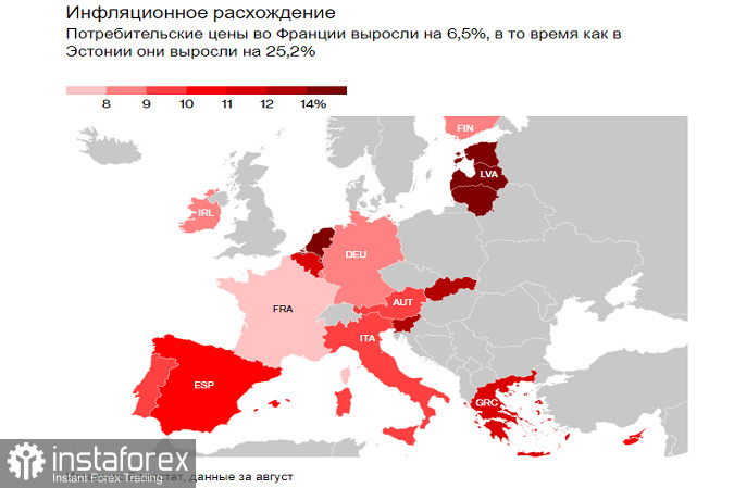 9,1%. Инфляция в еврозоне опять переписала максимум