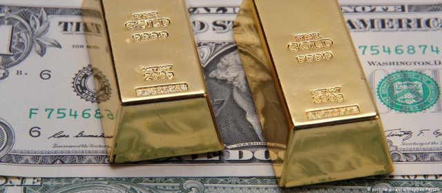Gold has jumped in price on the news from Russia and is awaiting news from the United States