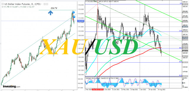 XAU/USD: When will short dollar positions be fixed?