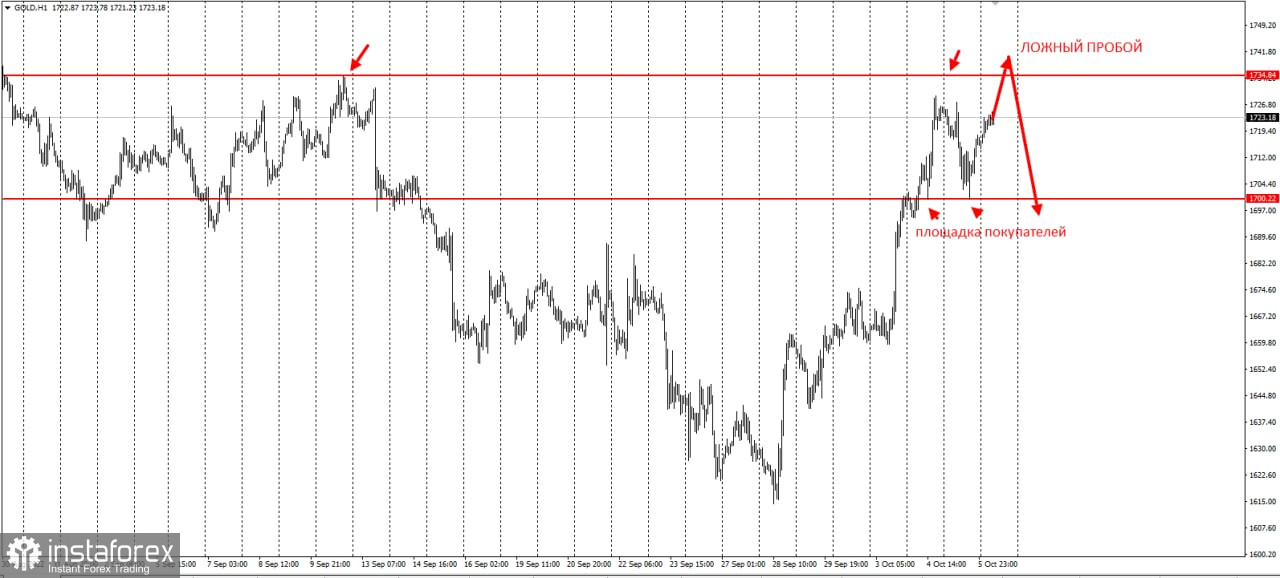 Торговые идеи по GOLD. "Охота за стопами" 2х 4000п