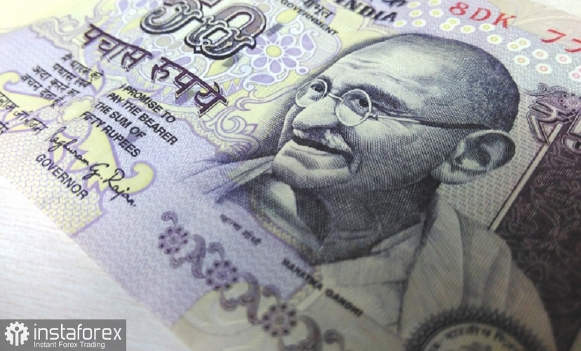 Индийская рупия: снижается вслед за ВВП