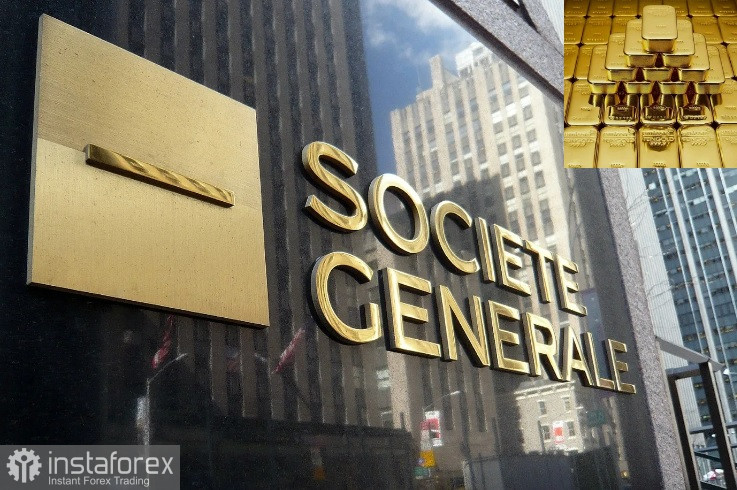 Золото остается средством хеджирования рисков у французского банка Societe Generale