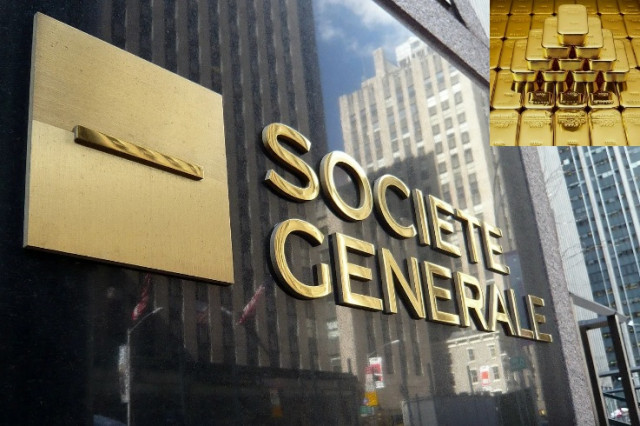 Gold remains a risk hedge for French bank Societe Generale