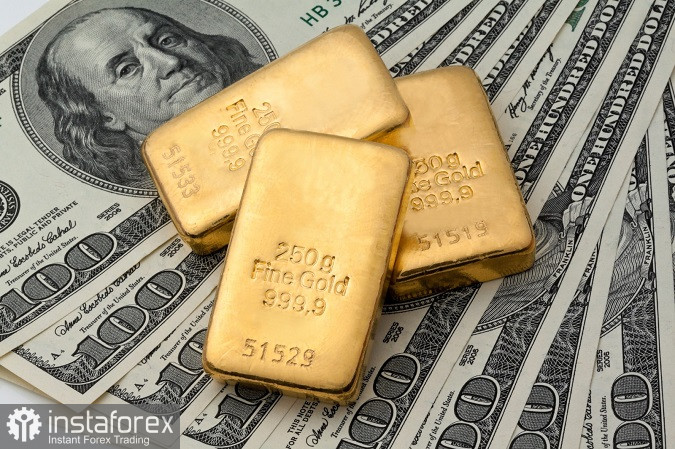 Золото оставляет долги. Торговая идея по GOLD на 700 и 14000 п