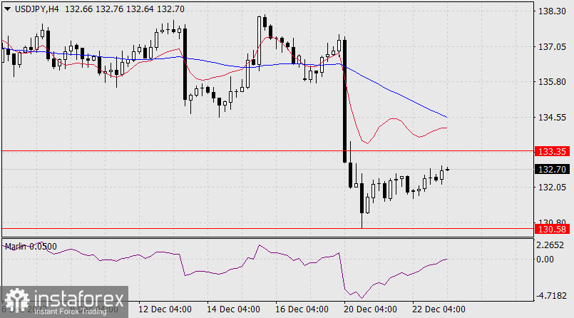 Прогноз по USD/JPY на 23 декабря 2022 года