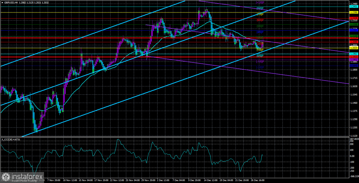 Análisis del par GBP/USD. El 29 de diciembre. Un año "negro" para la moneda británica puede ser sólo el principio. 