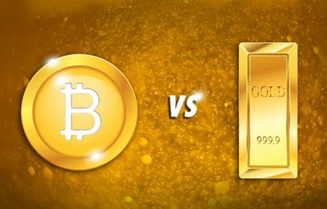 Спорные дебаты между золотом и биткойном