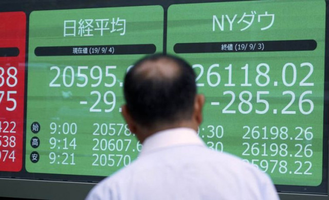 Saham-saham di Asia menampilkan angka hijau
